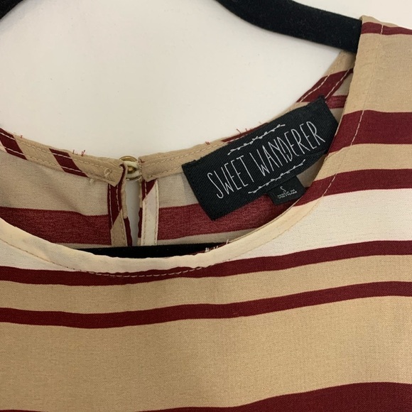 Sweet Wanderer Cold Shoulder Blouse - Picture 3 of 5